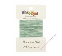 Шёлковое перле Dinky-Dyes 20 Gum Leaves